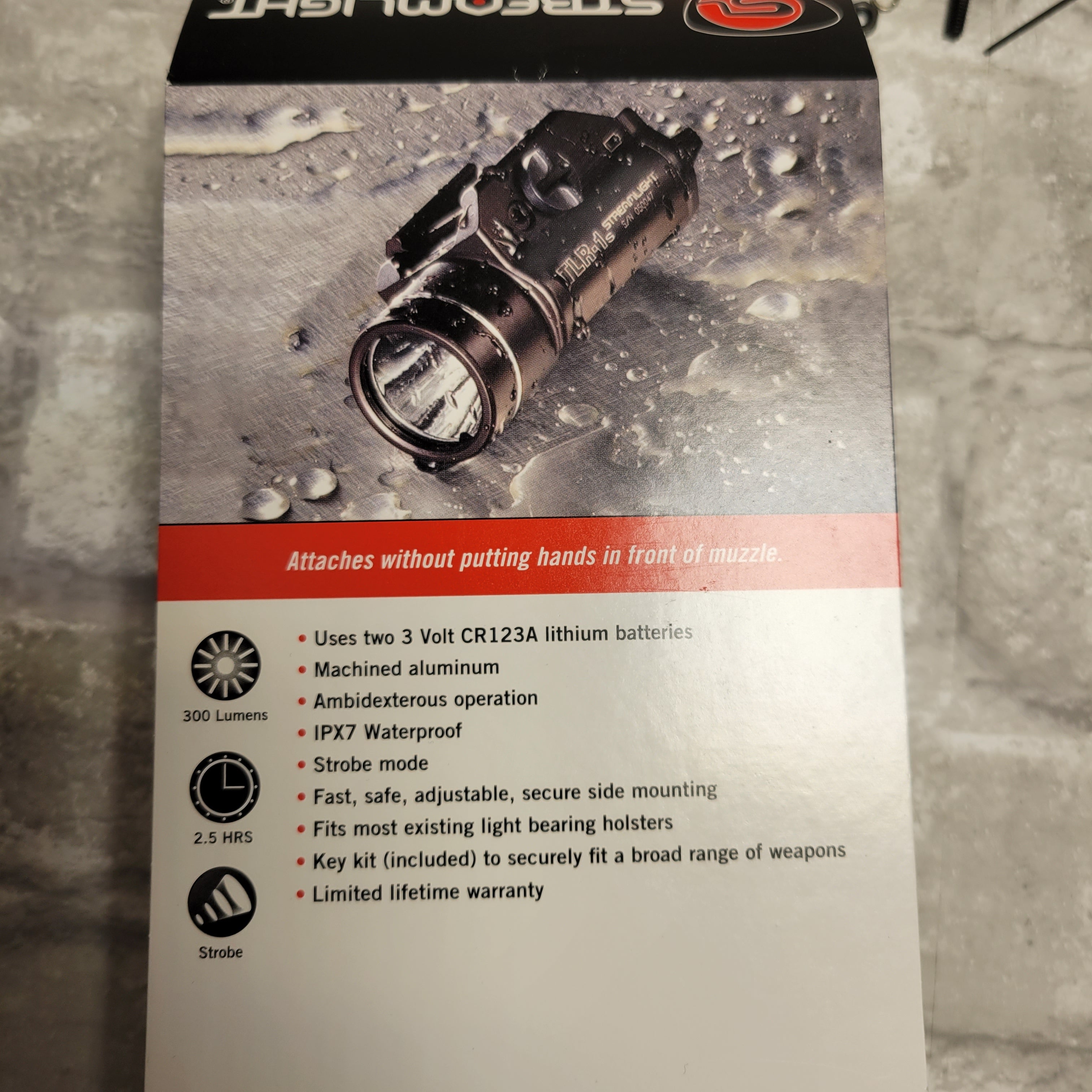 Streamlight TLR-1S Rail Mounted Tactical LED Flashlight *NOT WORKING* (8010971119854)